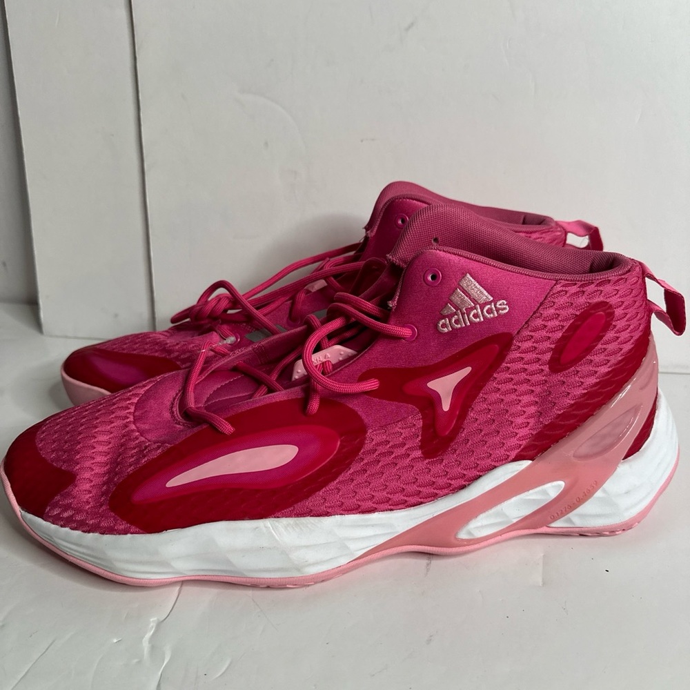 SOLD! Adidas  Mens GW7939 Exhibit A Mid Pink Size 17